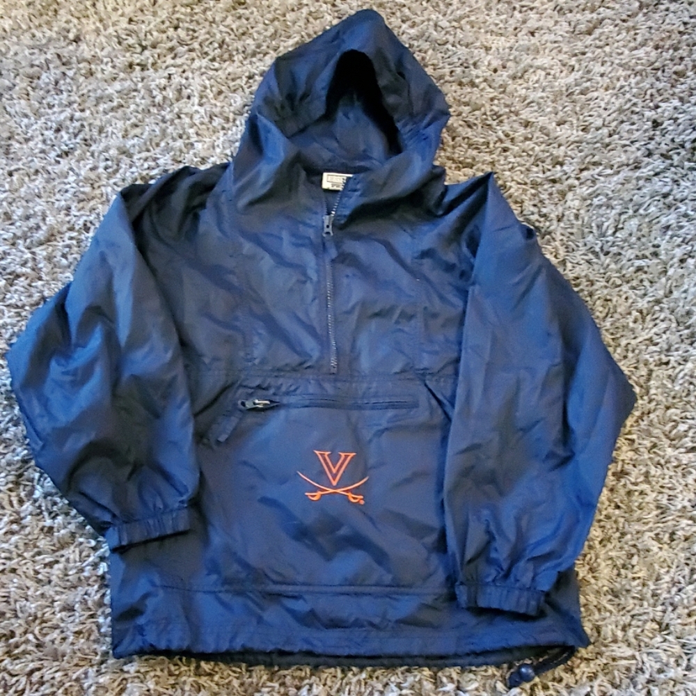 Boys Hibbett Sports UVA Virginia Raincoat Size M